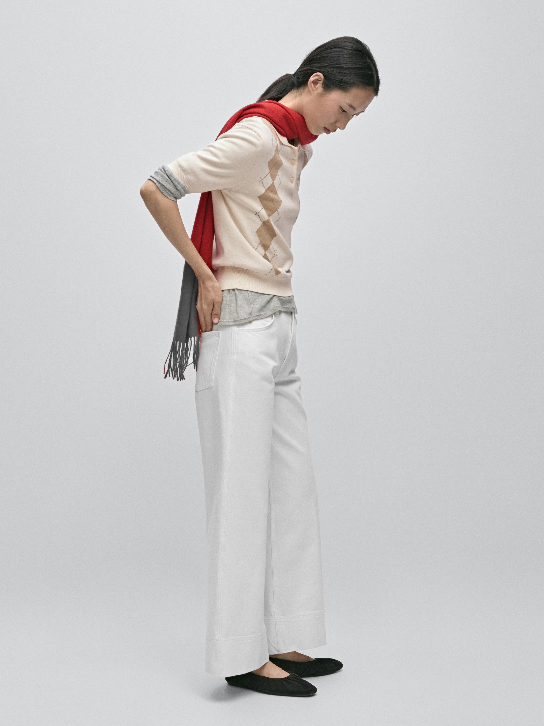 Culotte fit jeans